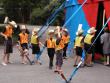 Kleine Cowboys mit Diabolos